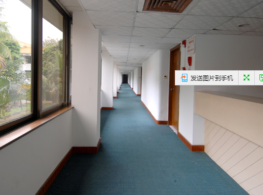 海南省?？谑忻捞m區(qū)藍(lán)色老人休閑行宮